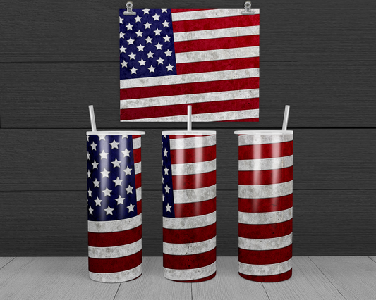 American Flag - Tumbler